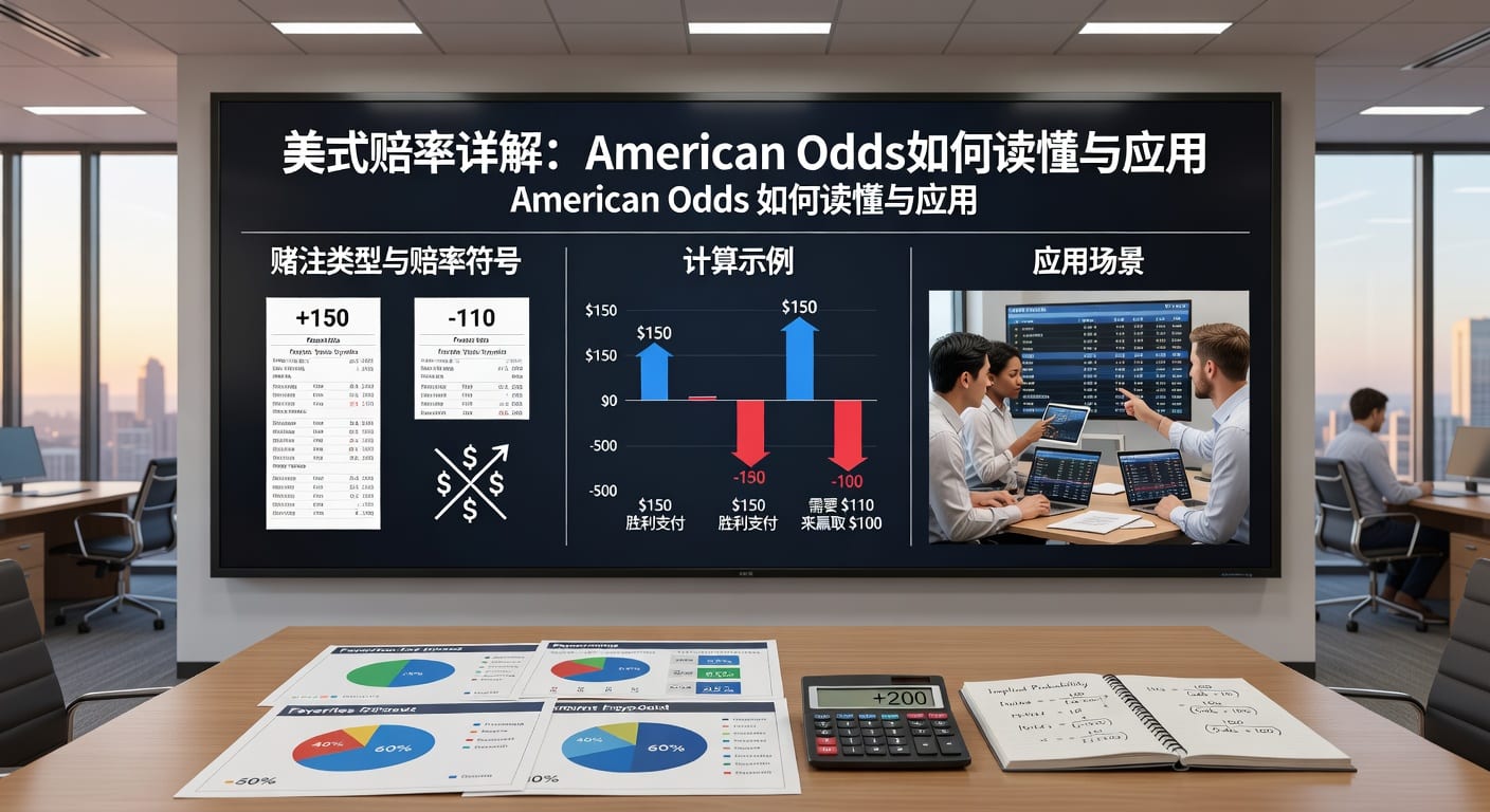 美式赔率 american odds：换算、看法与实战解读